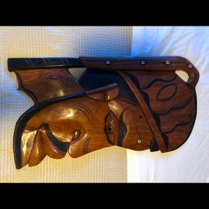 29inx16in African male and female masks